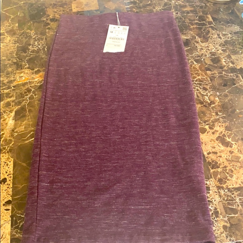 Plum High Waisted Skirt NWT